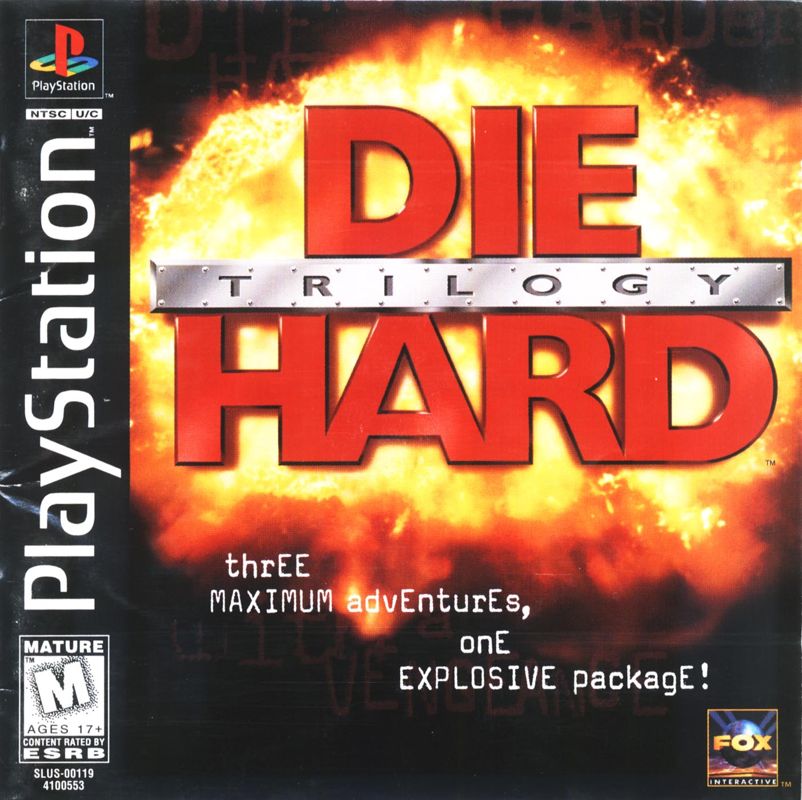 Die Hard Trilogy box art for Playstation